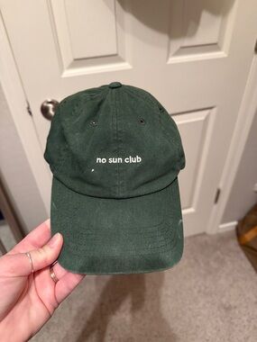 No Sun Club Dark Green Baseball Cap